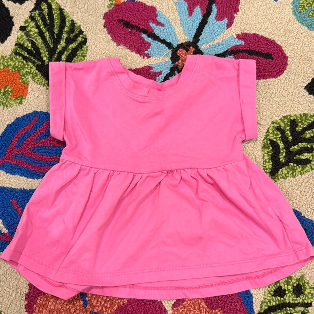 Cat & jack toddler peplum shirt, 18m